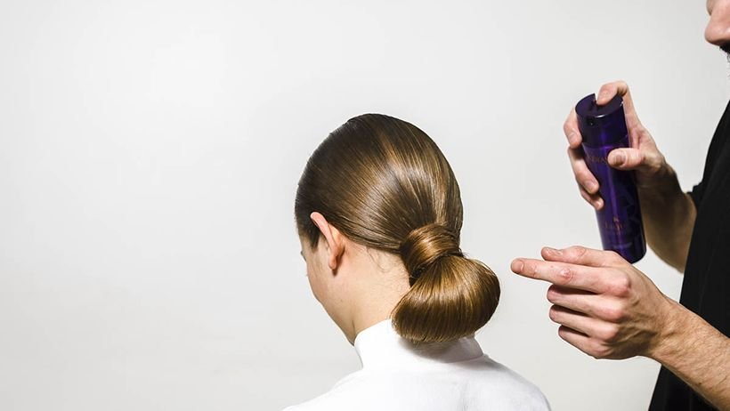 Illustration for Wrapped Chignon Tutorial Kerastase